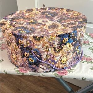 Floral stacking boxes 2 sizes. Excellent like new condition.